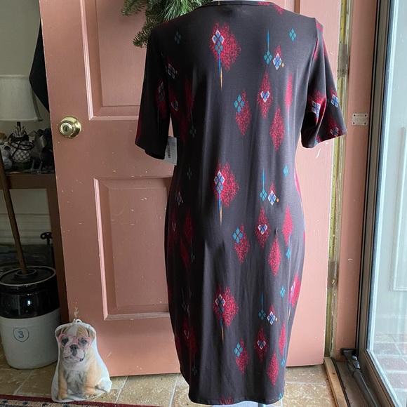 NWT LuLaRoe art deco Julia dress, 3XL - Picture 4 of 11